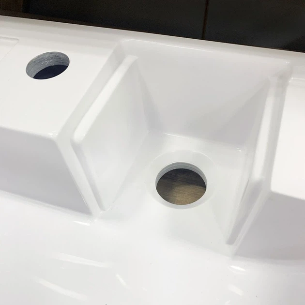 Умывальник на стиральную машину без перелива Adamant Washer New White искусственный камень - изображение 4