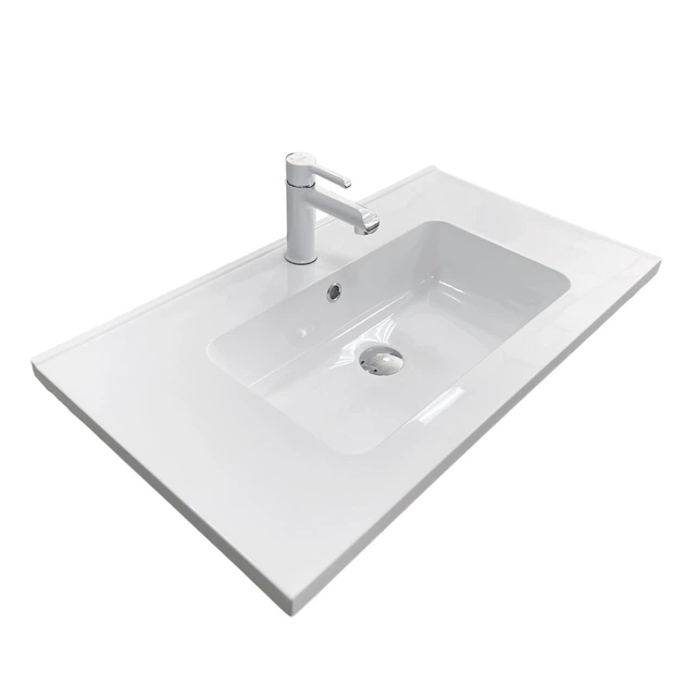Умивальник Adamant Flat 80 white 80 - Фото 5 Умивальник Adamant Flat 80 white 80 - зображення 5