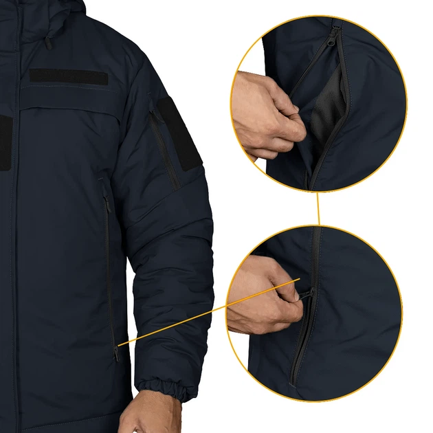 Куртка Camotec Patrol System 3.0 Темно-синя, XS - Фото 6 Куртка Camotec Patrol System 3.0 Темно-синя, XS - изображение 6