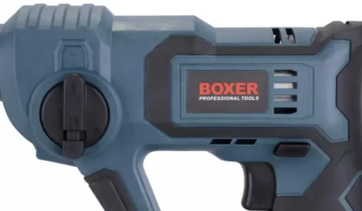 Акумуляторний перфоратор синій Boxer SDS-Plus 24 В 2 акумулятори 3.0 А·год 2 режими роботи запобіжна муфта - зображення 8