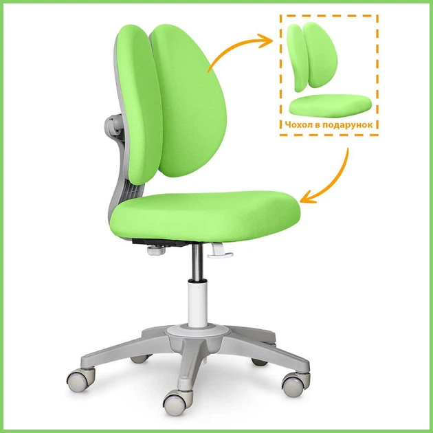 Дитяче крісло Mealux Sprint Duo Lite Green (арт.Y-412 Lite KZ) - изображение 3