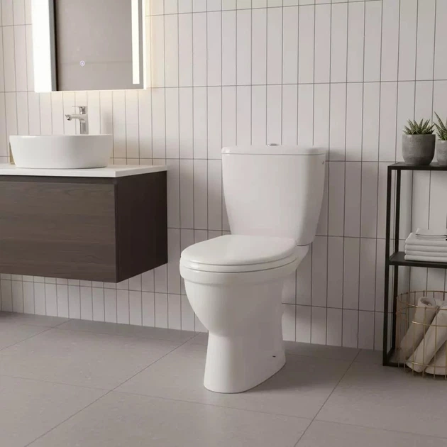 Унитаз компакт Kolo 625x360 овальный, с сиденьем, белый (209905UA) - изображение 2