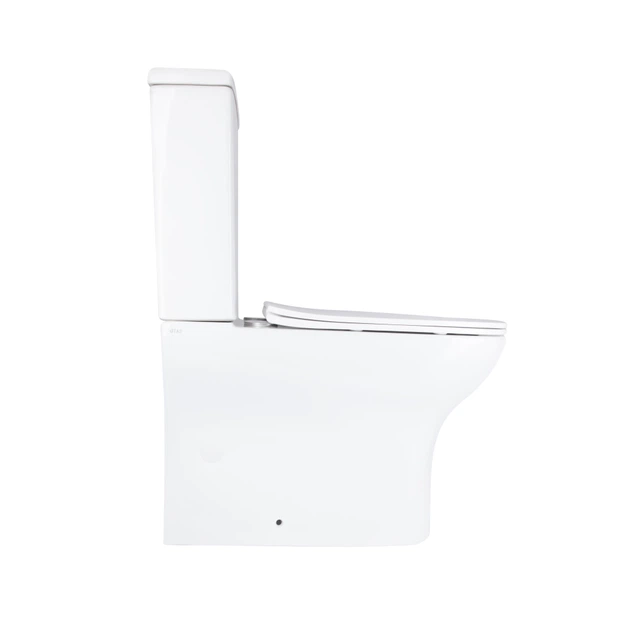 Унитаз компакт Q-tap Aries 620x360 овальный, с сиденьем, белый (QT03228302W) - Фото 3 Унитаз компакт Q-tap Aries 620x360 овальный, с сиденьем, белый (QT03228302W) - изображение 3