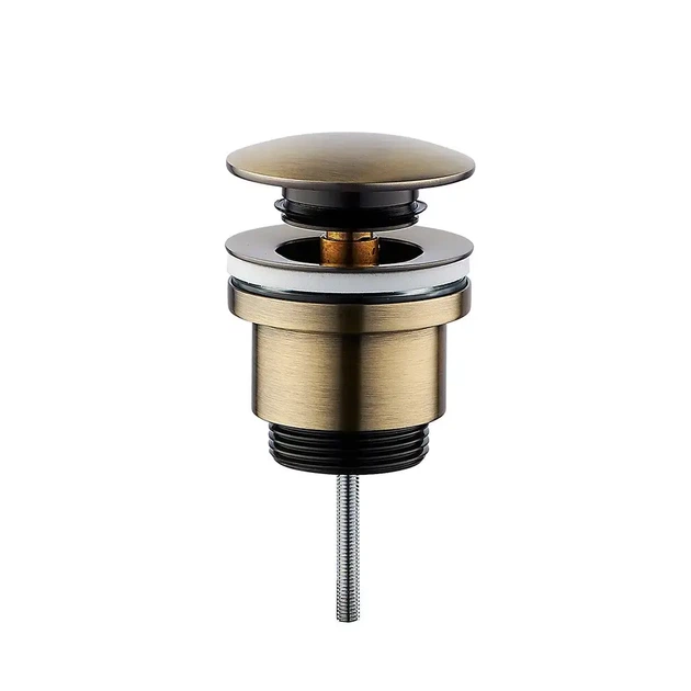 Донный клапан Frap F62-4 1 1/4" для раковины, бронза - изображение 3