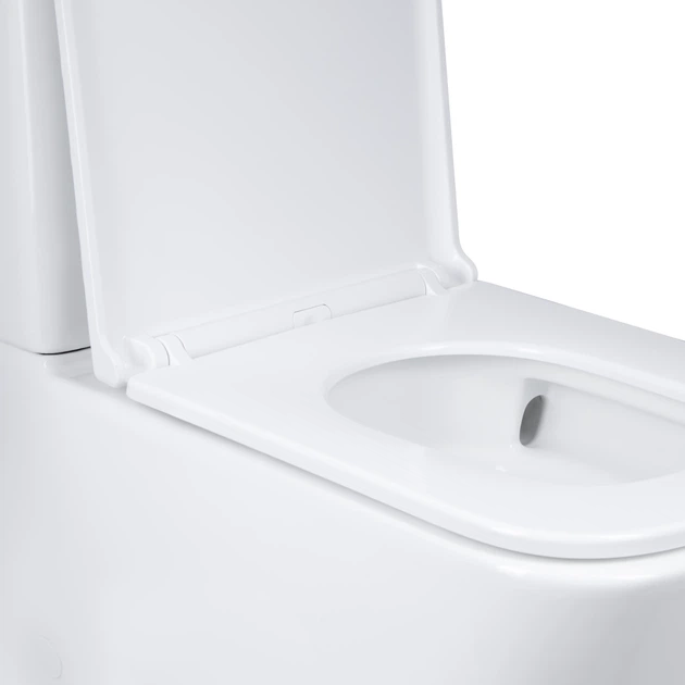 Унитаз компакт Q-tap Tern 610x365 прямоугольный, с сиденьем, белый (QT17222175AUQ1W) - изображение 6