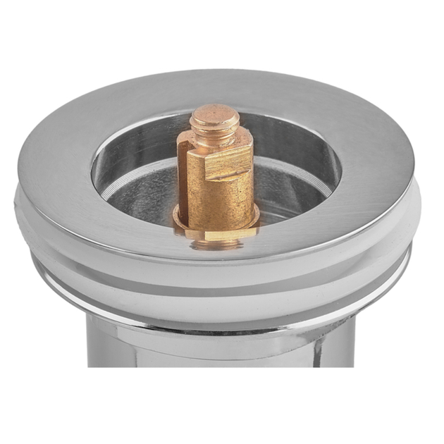 Донный клапан Koer PW-07-01 1 1/4'' Сlick-Сlack для умывальника, хром (KR5782) - изображение 3