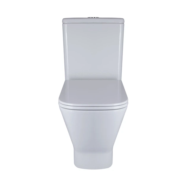 Унитаз компакт Q-tap Cardinal 620x365 прямоугольный, с сиденьем, белый (QT04222168AUQ3W) - изображение 4