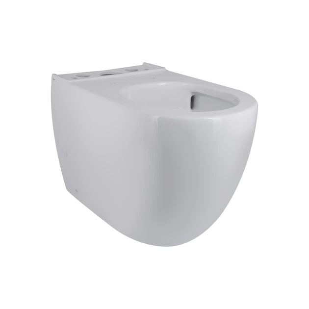 Унитаз компакт Q-tap Robin 630x390 овальный, с сиденьем, белый (QT13222128AUQ1W) - изображение 8