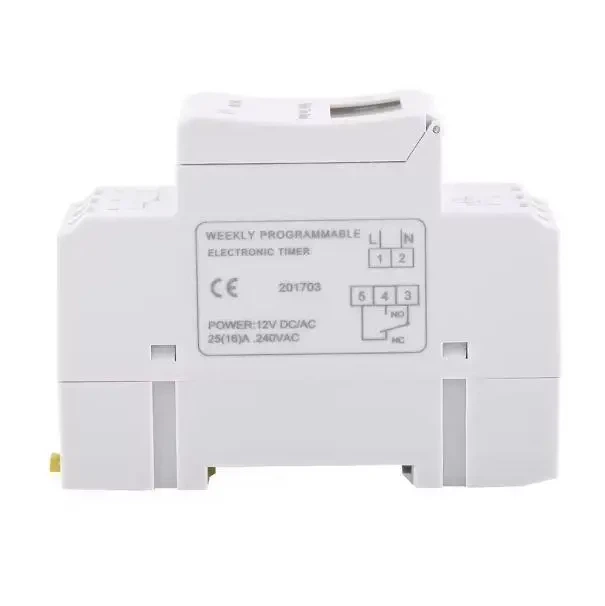 Реле часу електронне THC15A 16A 3500W IP20 - зображення 4