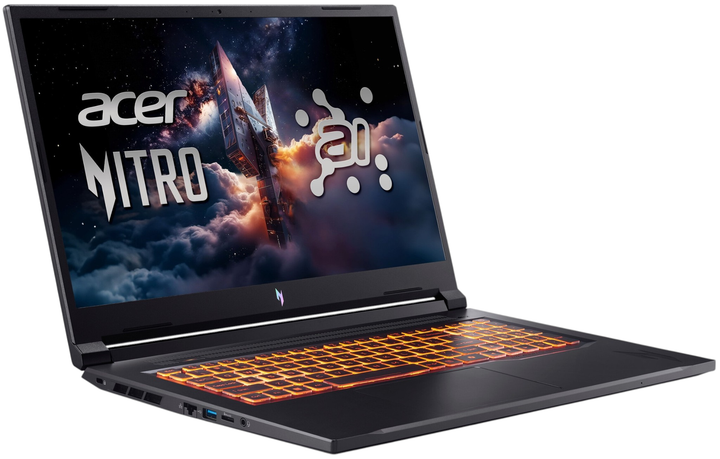 Laptop Acer Nitro 17 AI ANV17-61 (NH.QZHEP.006) Obsidian Black - obraz 2