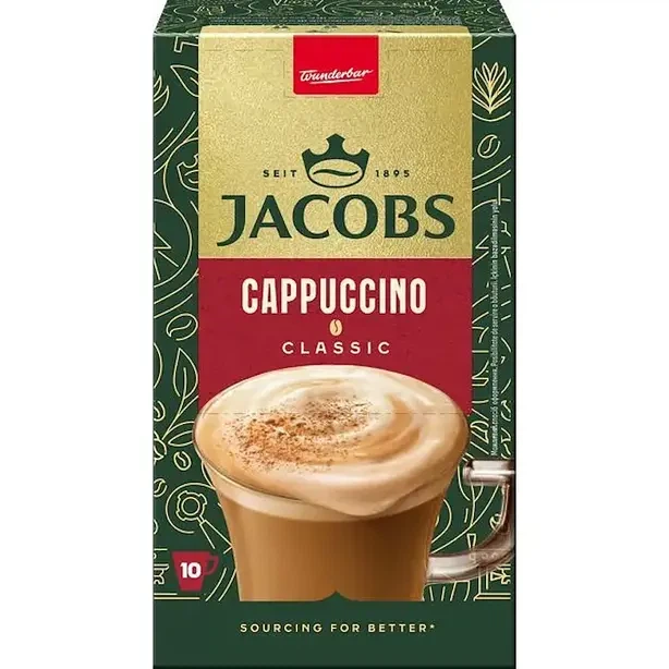 Кава розчинна у стіках 3в1 Jacobs Cappuccino 18,7 г х 1 шт (106358) - изображение 3