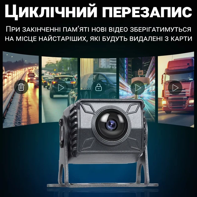 Автомобильный парковочный комплект Podofo A3554 10.1" сенсорный экран 4 камеры черный - изображение 12