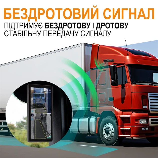 Цифровая система заменителей зеркал Podofo A3713A электронное зеркало 10.36" черное для грузовых автомобилей - изображение 5