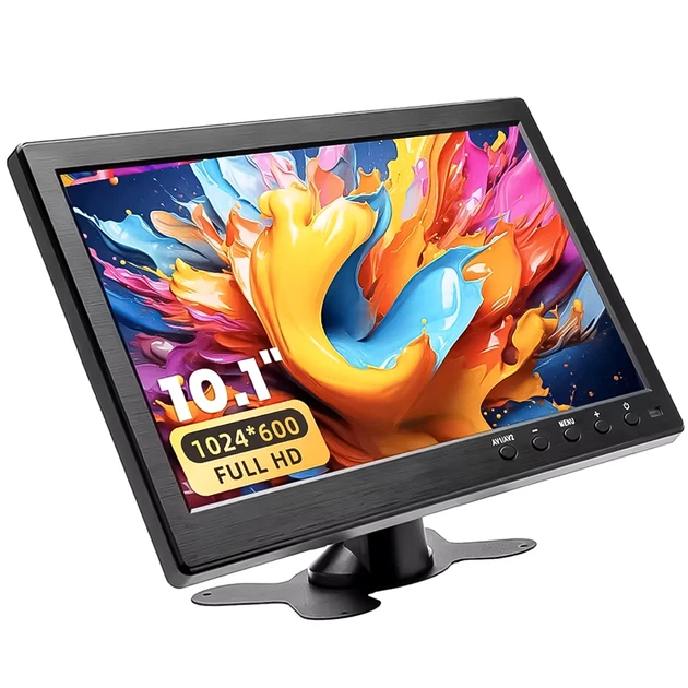 Автомобильный монитор Podofo K101 10.1" ЖК-дисплей черный с AV, VGA, HDMI, BNC входом - изображение 2