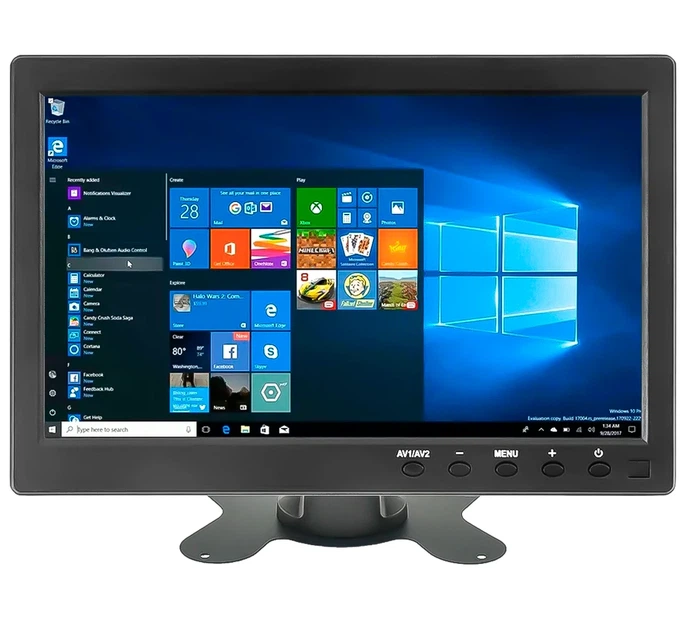 Автомобильный монитор Podofo K101 10.1" ЖК-дисплей черный с AV, VGA, HDMI, BNC входом - изображение 11