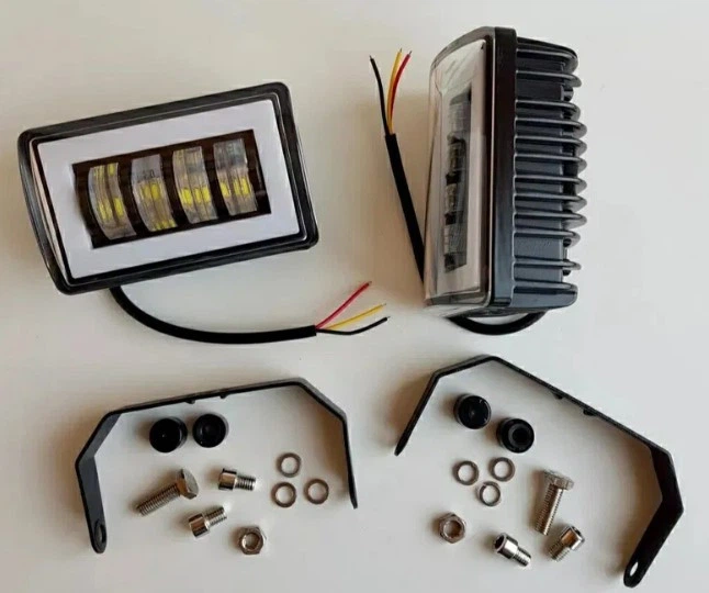 LED фара прямокутна лінзована 2 режими ближній + габарит дхо 40W 12-24V (120мм×80мм) МОЖНА ПЕРЕВЕРТАТИ фари на автобус , трактор - Фото 1 LED фара прямокутна лінзована 2 режими ближній + габарит дхо 40W 12-24V (120мм×80мм) МОЖНА ПЕРЕВЕРТАТИ фари на автобус , трактор - зображення 1