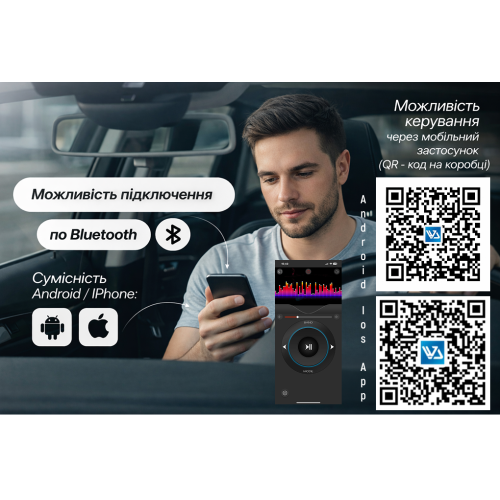 Автомагнитола Pulso-1020111:DSP, большой LCD дисплей, RGB-подсветка, USB, FM, RCA, 4х50 Вт,Bluetooth - изображение 13