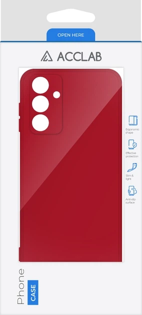 Чохол для смартфона Samsung Galaxy A24 Acclab SoftShell Red (1283126586880) - зображення 2