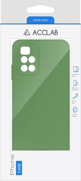Чехол для смартфона ACCLAB SoftShell для Xiaomi Redmi 10 Green (1283126561634) - изображение 2