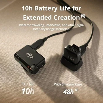 Беспроводная микрофонная система DJI Mic Mini Infinity Black - изображение 6