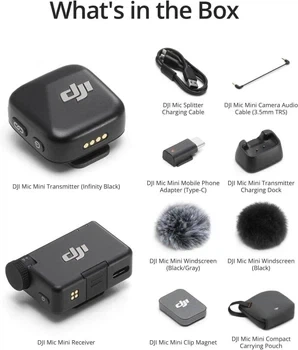 Беспроводная микрофонная система DJI Mic Mini Infinity Black - изображение 8