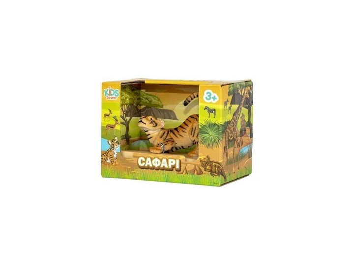 Фігурка KIDS TEAM ANIMALS тварини "Сафарі" Q9899-A83 Тигреня в асортименті - Фото 4 Фігурка KIDS TEAM ANIMALS тварини "Сафарі" Q9899-A83 Тигреня в асортименті - изображение 4