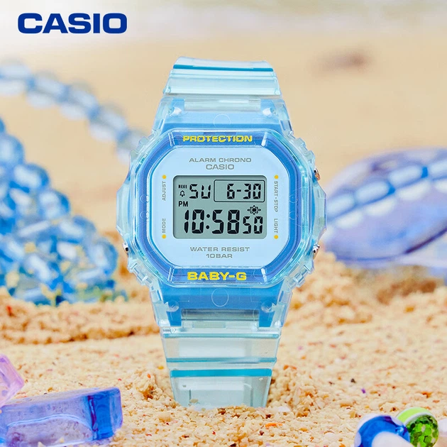 Женские часы Casio BABY-G Square BGD-565SJ Pink/Yellow - Фото 5 Женские часы Casio BABY-G Square BGD-565SJ Pink/Yellow - изображение 5
