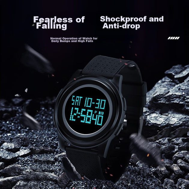 Дитячий годинник Skmei 1206 Black - зображення 2
