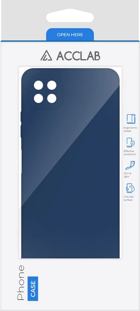 Чехол для смартфона ACCLAB SoftShell для Samsung Galaxy A22 5G Blue (1283126557262) - изображение 2