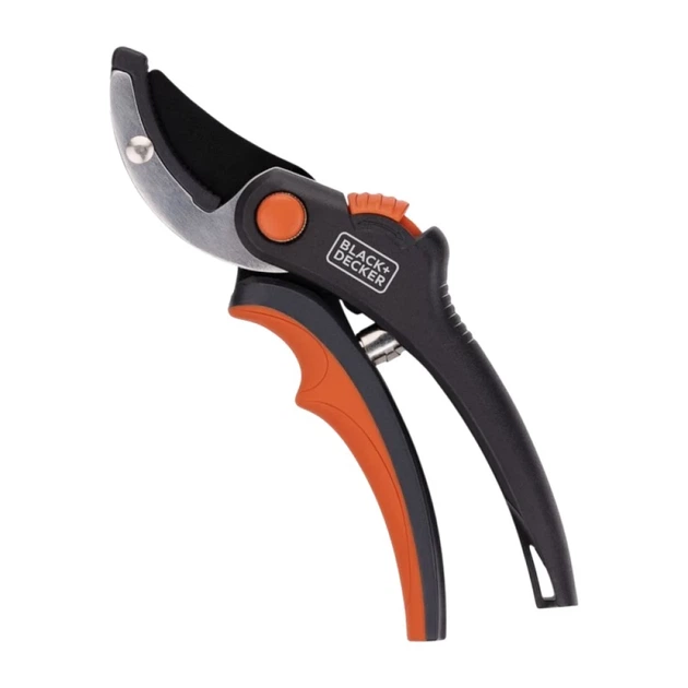 Секатор Black&Decker наковаленчатый садовый для цветов и живой изгороди (871125223417) - Фото 3 Секатор Black&Decker наковаленчатый садовый для цветов и живой изгороди (871125223417) - изображение 3