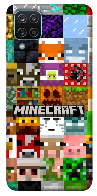 Чохол Demsky Minecraft collage для Samsung Galaxy A12 - Фото 1 Чохол Demsky Minecraft collage для Samsung Galaxy A12 - зображення 1