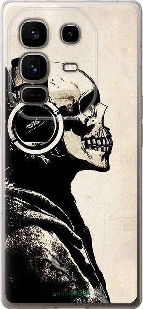 Чехол на Infinix Note 50 Pro+ Скелет-меломан v2 "1200u-4041-70447" - Фото 1 Чехол на Infinix Note 50 Pro+ Скелет-меломан v2 "1200u-4041-70447" - изображение 1