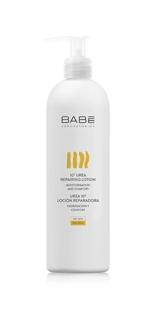 Відновлювальний лосьйон для тіла BABE Laboratorios (Бабе Лабораторіос) 500 мл – для сухої та чутливої шкіри, 10% сечовини - Фото 1 Відновлювальний лосьйон для тіла BABE Laboratorios (Бабе Лабораторіос) 500 мл – для сухої та чутливої шкіри, 10% сечовини - изображение 1
