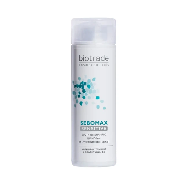 Biotrade (Біотрейд) Sebomax Sensitive Shampoo – безсульфатний м’який шампунь для чутливої шкіри голови, 200 мл - Фото 1 Biotrade (Біотрейд) Sebomax Sensitive Shampoo – безсульфатний м’який шампунь для чутливої шкіри голови, 200 мл - изображение 1