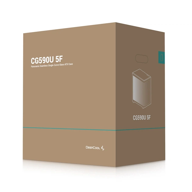 Комп'ютерний корпус DeepCool CG590U 5F Панорамний Чорний - изображение 9