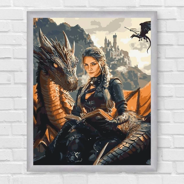 Картина за номерами Четверте крило. Обрана драконом 40*50 Origami (LW3522) (0100-399) - зображення 8