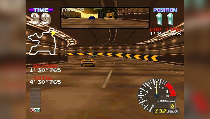 Игра Sony PlayStation 1 Ridge Racer Revolution Europe Английская Версия Б/У - изображение 4