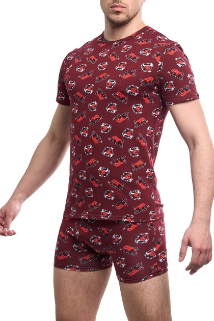 Футболка Bono 54(2XL) Красный (152143) - Фото 4 Футболка Bono 54(2XL) Красный (152143) - изображение 4