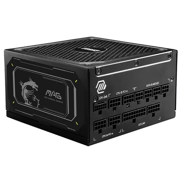 Блок живлення MSI 1000W (MAG A1000GL PCIE5 II) - Фото 1 Блок живлення MSI 1000W (MAG A1000GL PCIE5 II) - изображение 1
