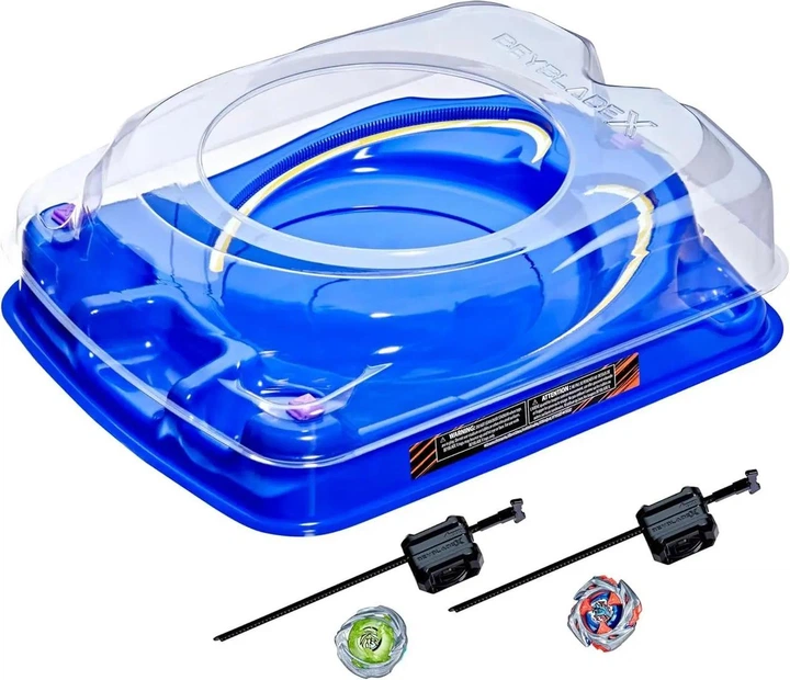 Ігровий набір Арена з Бейблейдами Hasbro Beyblade X Drop Attack Battle Set G0842 2 дзиги 2 пускові установки від 8 років (SKU-314) - изображение 7