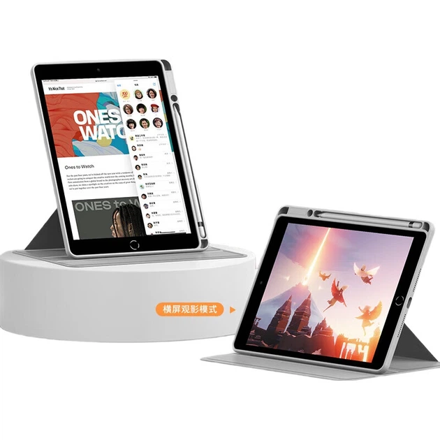 Чехол для планшета Apple iPad 10.2" 2021/2020/2019/Air 10.5" 2019 Zhisihui Grey - Фото 2 Чехол для планшета Apple iPad 10.2" 2021/2020/2019/Air 10.5" 2019 Zhisihui Grey - изображение 2