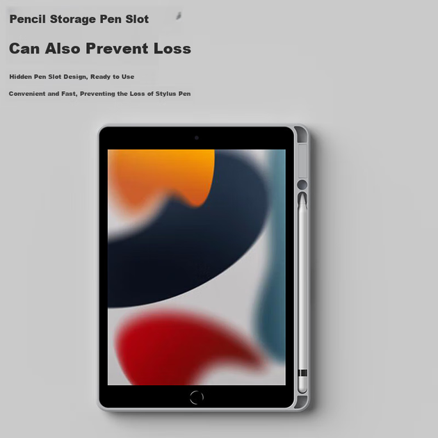 Чехол для планшета Apple iPad 10.2" 2021/2020/2019/Air 10.5" 2019 Zhisihui Grey - Фото 4 Чехол для планшета Apple iPad 10.2" 2021/2020/2019/Air 10.5" 2019 Zhisihui Grey - изображение 4