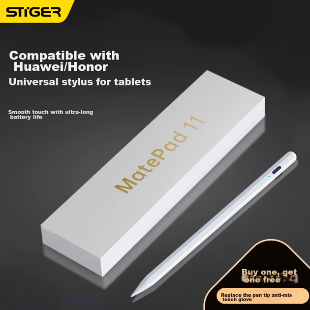 Стилус Stiger емкостный для Huawei MatePad 11.5S/Air/SE/Pro и Honor Pad - изображение 8