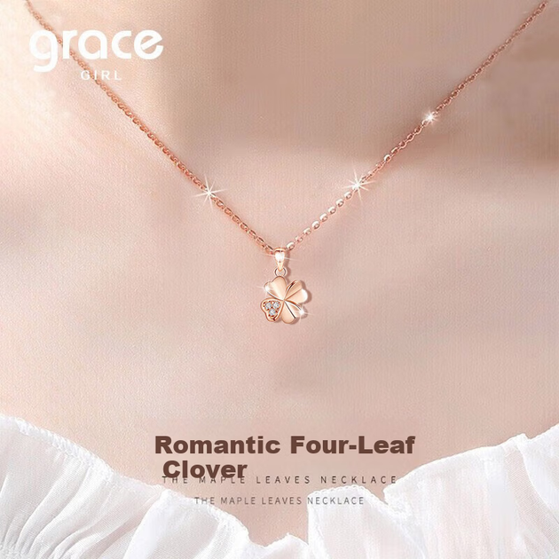 Кулон Grace Girl «Чотирилиста конюшина» жіночий - зображення 5