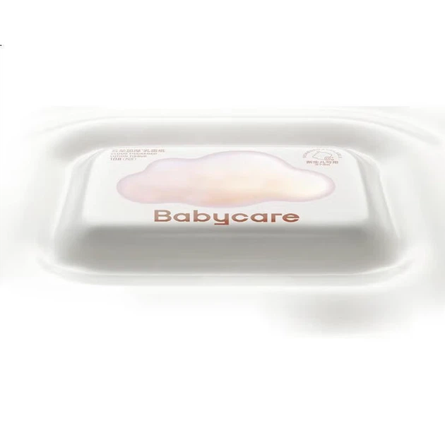 Бумажные салфетки Babycare Baby Cloud Soft, ультрамягкие салфетки для лица, очищающие и увлажняющие, кремового цвета, 108 листов * 40 упаковок - изображение 3