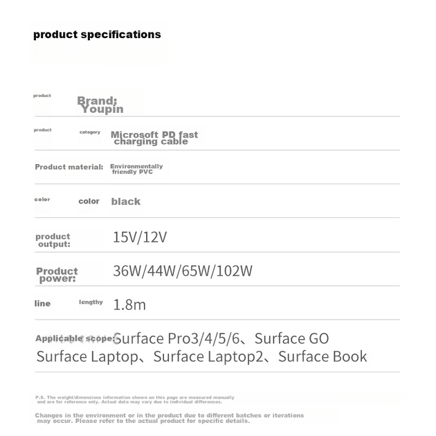 Кабель зарядный Youpin Type-C - магнитный для Microsoft Surface Pro 7/6/5/4, Book, Go - Фото 8 Кабель зарядный Youpin Type-C - магнитный для Microsoft Surface Pro 7/6/5/4, Book, Go - изображение 8