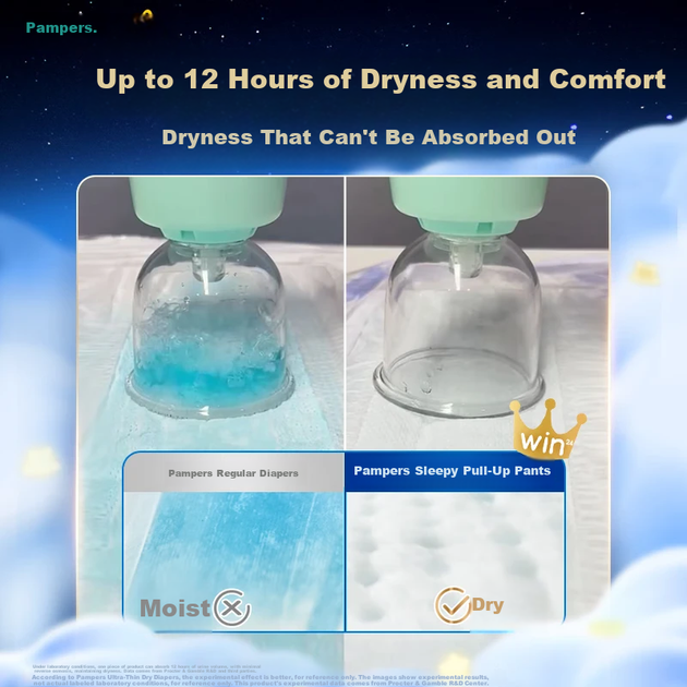 Подгузники-трусики Pampers Sleep King, ультратонкие, дышащие, для ночного использования, размер 4XL22 - изображение 8