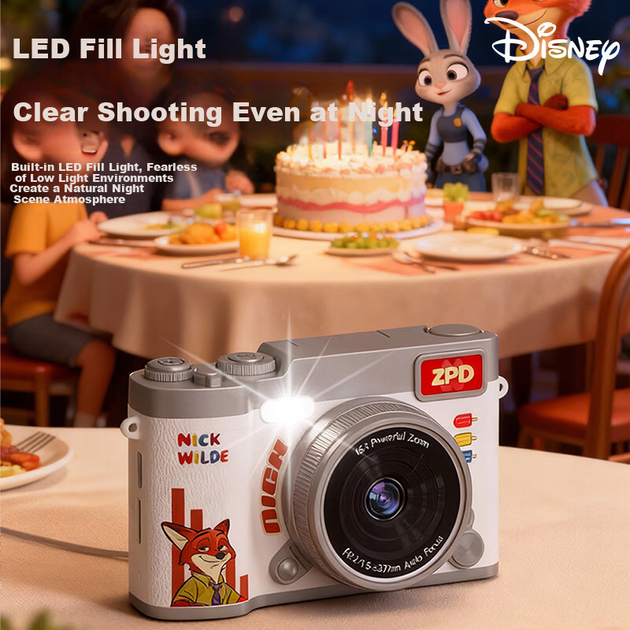 Фотоаппарат цифровой Disney Zootopia детский CCD, 2 шт - изображение 7