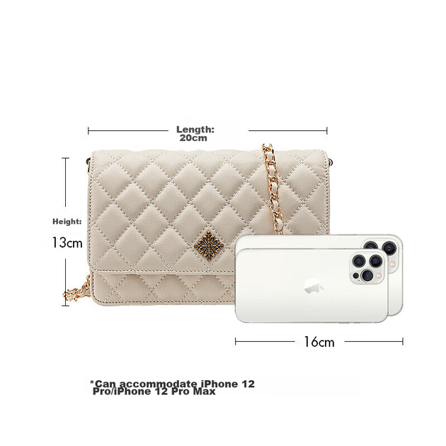 Женская сумочка VANESSA HOGAN VH, модель Aurora Diamond Pattern, легкая, роскошная, универсальная сумка через плечо в стиле Chanel с цепочкой, подарок на день рождения для девушки. - изображение 6