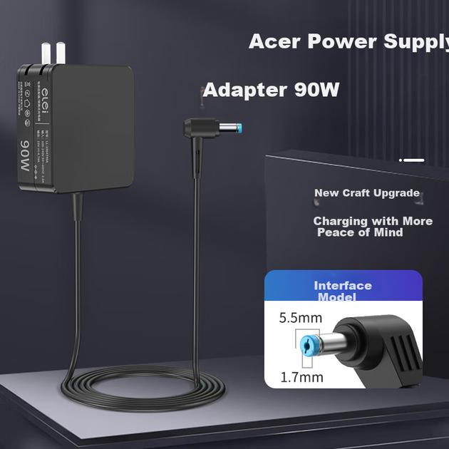 Зарядное устройство Elei для ноутбуков Acer 19 В 4.74 А 90 Вт, разъем 5.5х1.7 мм - изображение 4